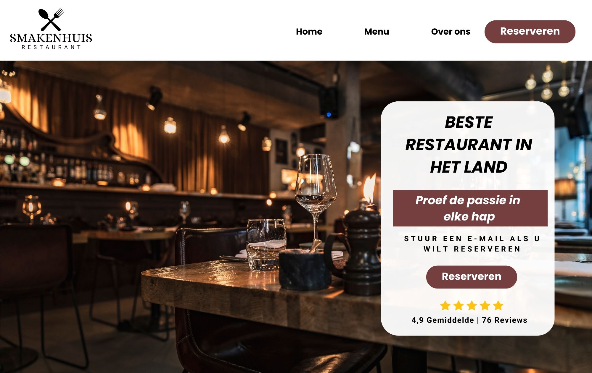 Restaurant website laten maken?